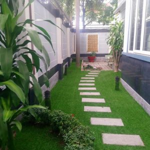 cỏ nhân tạo lót biệt thự gò vấp