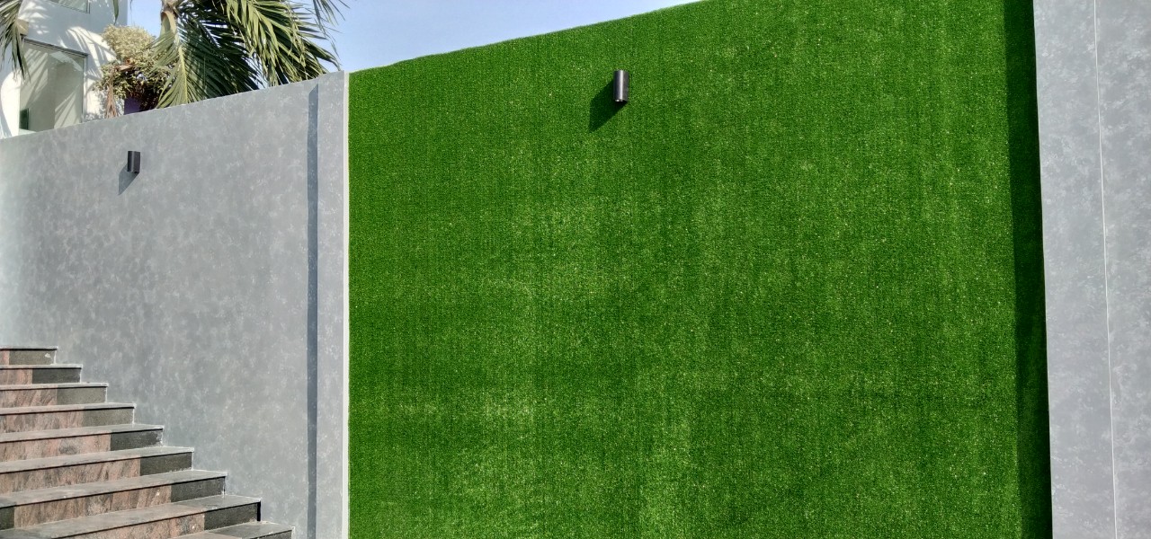 thảm cỏ nhân tạo treo tường quận 3