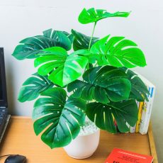 cây giả để bàn
