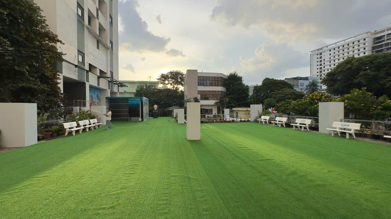thảm cỏ nhân tạo cho sự kiện